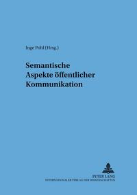 Vorderes Coverbild Semantische Aspekte öffentlicher Kommunikation
