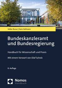 Vorderes Coverbild Bundeskanzleramt und Bundesregierung