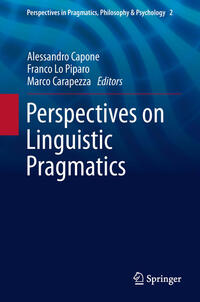 Vorderes Coverbild Perspectives on Linguistic Pragmatics
