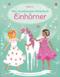 Vorderes Coverbild Mein Anziehpuppen-Stickerbuch: Einhörner