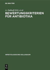 Vorderes Coverbild Bewertungskriterien für Antibiotika