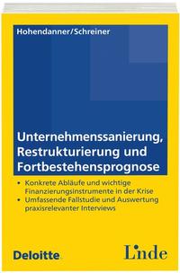 Vorderes Coverbild Unternehmenssanierung, Restrukturierung und Fortbestehensprognose