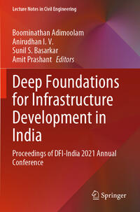 Vorderes Coverbild Deep Foundations for Infrastructure Development in India
