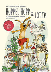 Vorderes Coverbild Hoppelihopp und Lotta Liederheft