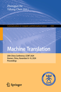 Vorderes Coverbild Machine Translation