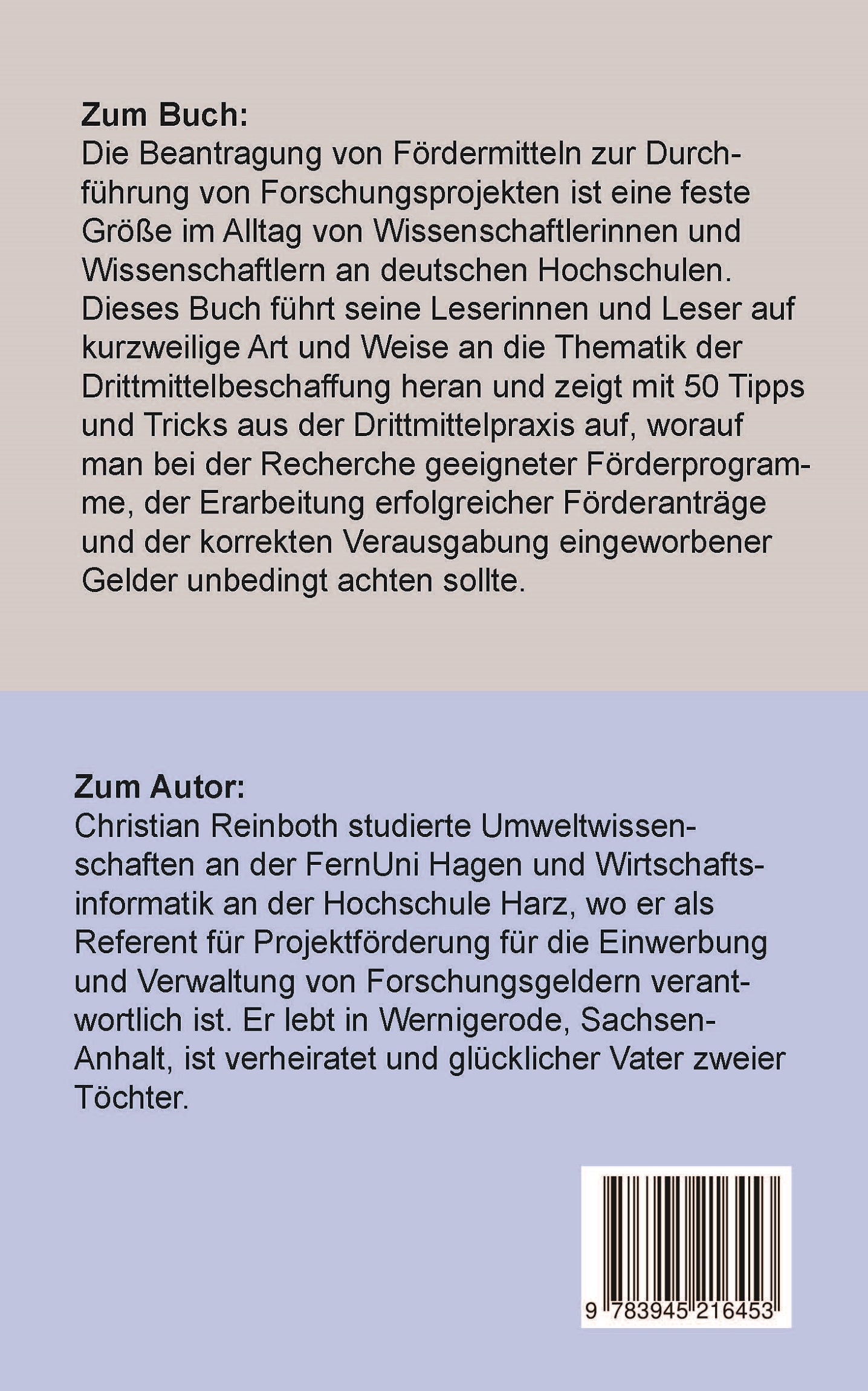 Rückseitencover Life Hacks for Researchers