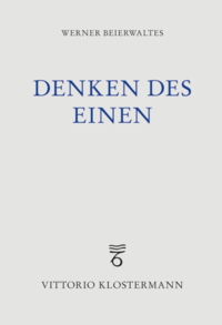 Vorderes Coverbild Denken des Einen