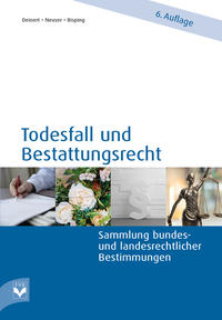 Vorderes Coverbild Todesfall und Bestattungsrecht