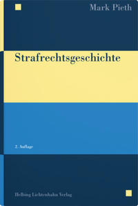 Vorderes Coverbild Strafrechtsgeschichte