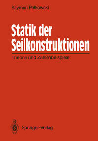 Vorderes Coverbild Statik der Seilkonstruktionen