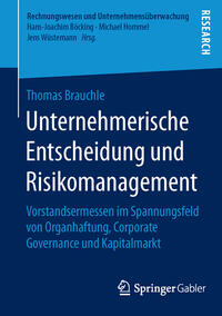 Vorderes Coverbild Unternehmerische Entscheidung und Risikomanagement