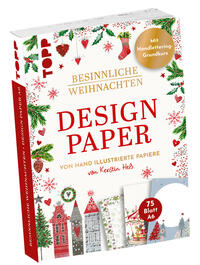 Vorderes Coverbild Design Paper Besinnliche Weihnachten DIN A6