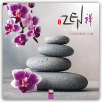 Vorderes Coverbild Zen Art & Poetry - Zen Kunst und Poesie 2026 – Original Flame Tree Publishing-Kalender [Kalender]