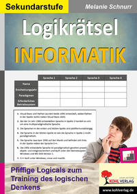 Vorderes Coverbild Logikrätsel Informatik