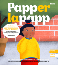 Vorderes Coverbild PAPPERLAPAPP - die zweisprachige Bilderbuchzeitschrift