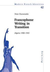 Vorderes Coverbild Francophone Writing in Transition
