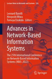 Vorderes Coverbild Advances in Network-Based Information Systems