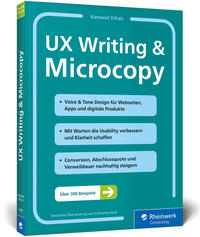 Vorderes Coverbild UX Writing u. Microcopy
