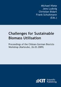 Vorderes Coverbild Challenges for sustainable biomass utilisation