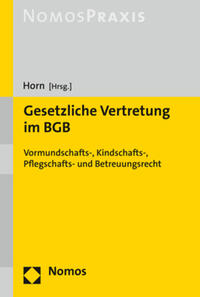 Vorderes Coverbild Gesetzliche Vertretung im BGB