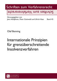 Vorderes Coverbild Internationale Prinzipien für grenzüberschreitende Insolvenzverfahren