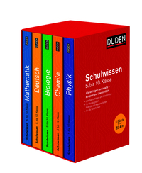 Vorderes Coverbild Duden Schulwissen 5. bis 10. Klasse 5 Bände