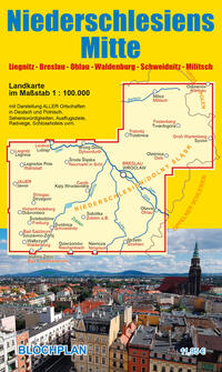 Vorderes Coverbild Landkarte Niederschlesiens Mitte