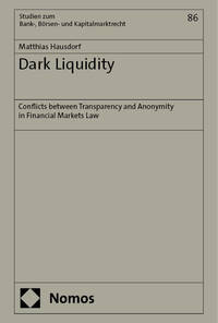 Vorderes Coverbild Dark Liquidity