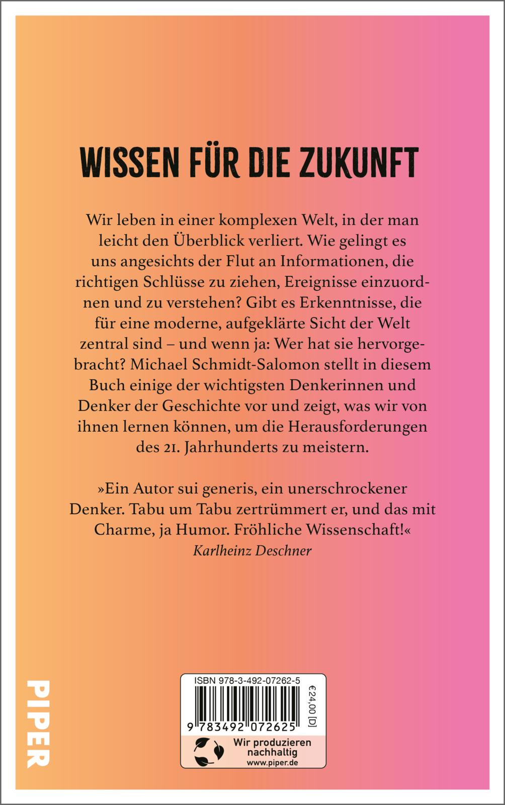 Rückseitencover Die Evolution des Denkens