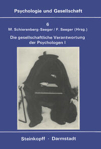 Vorderes Coverbild Die Gesellschaftliche Verantwortung Der Psychologen