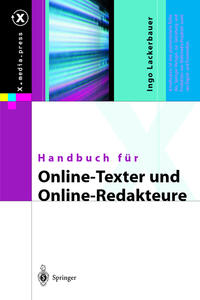 Vorderes Coverbild Handbuch für Online-Texter und Online-Redakteure