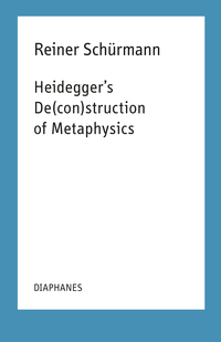 Vorderes Coverbild Heidegger's De(con)struction of Metaphysics