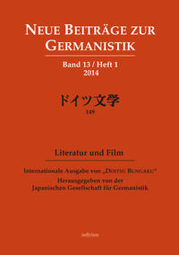 Vorderes Coverbild Neue Beiträge zur Germanistik, Band 13 / Heft 1/2014