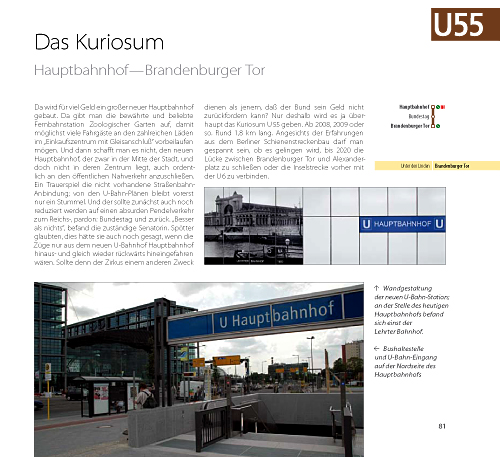 Beispielinhalt (Bild) Berliner U-Bahn Chronik