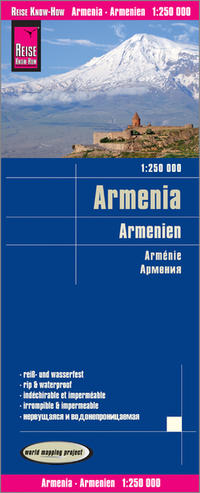 Vorderes Coverbild Reise Know-How Landkarte Armenien / Armenia (1:250.000)