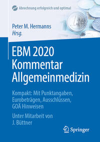 Vorderes Coverbild EBM 2020 Kommentar Allgemeinmedizin