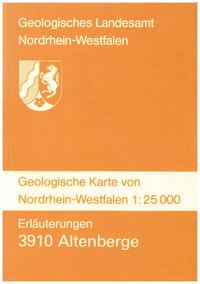 Vorderes Coverbild Geologische Karten von Nordrhein-Westfalen 1:25000 / Altenberge
