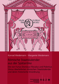 Vorderes Coverbild Römische Staatskalender aus der Spätantike