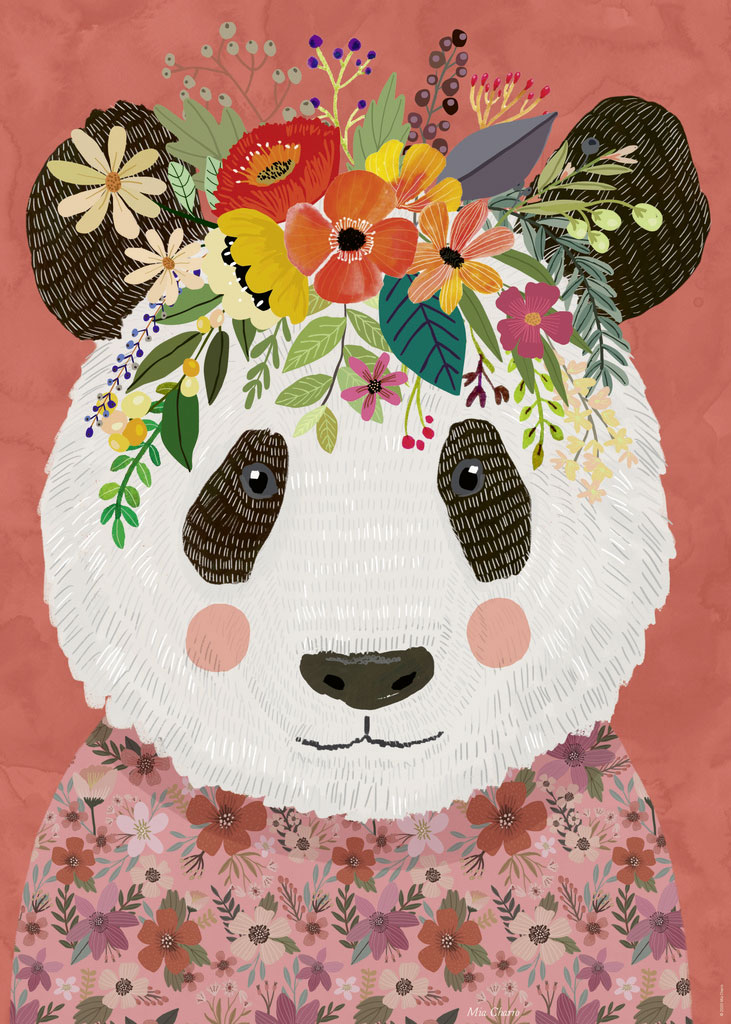 Beispielinhalt (Bild) Cuddly Panda Puzzle