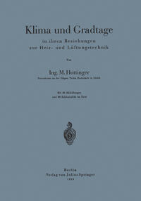 Vorderes Coverbild Klima und Gradtage in ihren Beziehungen zur Heiz- und Lüftungstechnik