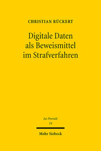 Vorderes Coverbild Digitale Daten als Beweismittel im Strafverfahren