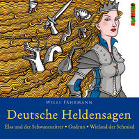 Vorderes Coverbild Deutsche Heldensagen. Teil 2
