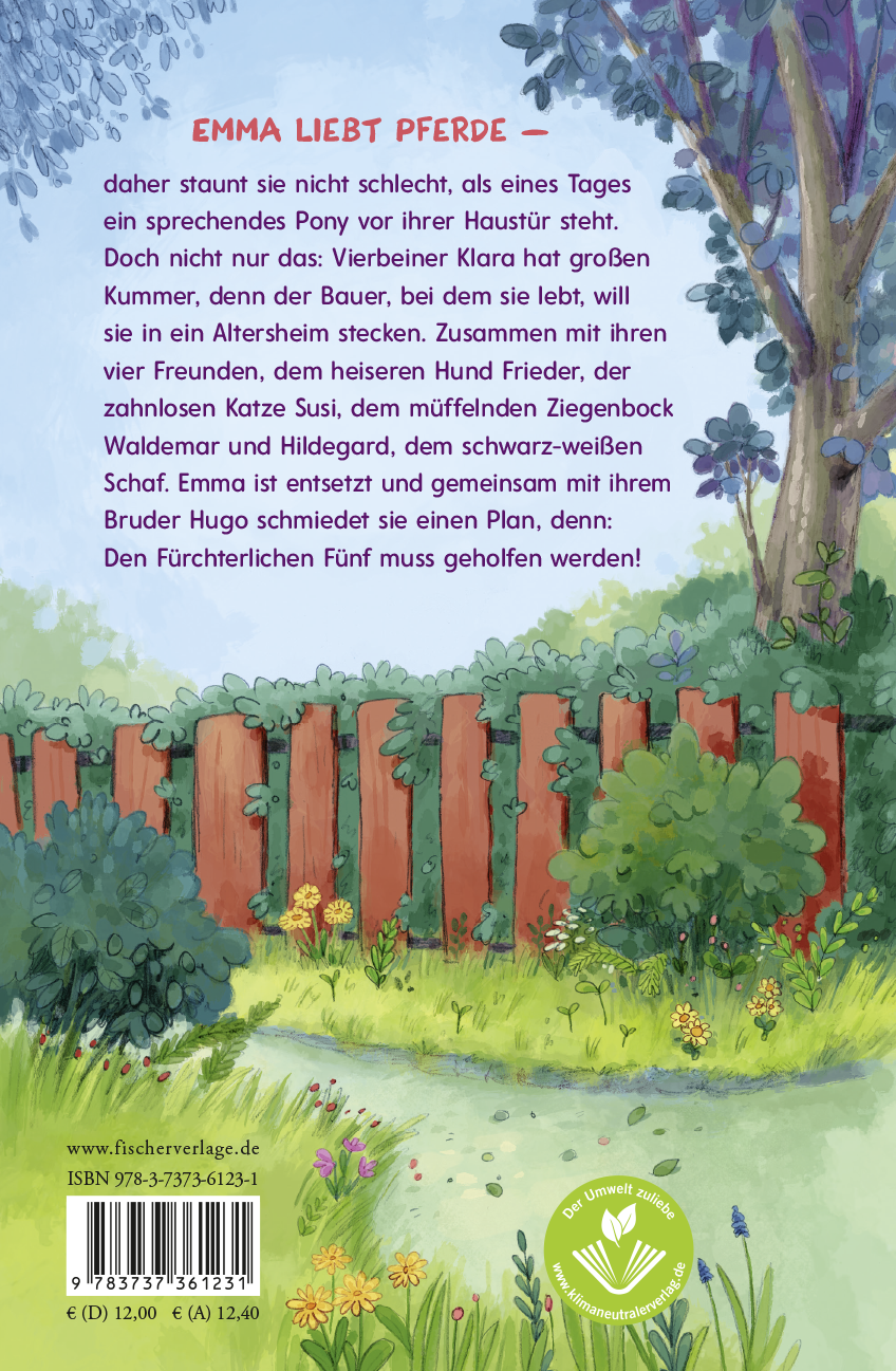 Rückseitencover Emma und die Fürchterlichen Fünf