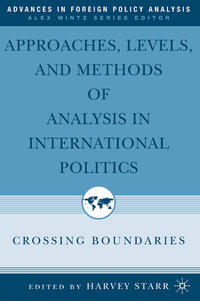 Vorderes Coverbild Approaches, Levels, and Methods of Analysis in International Politics