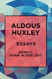 Vorderes Coverbild Essays – Band II: Form in der Zeit: