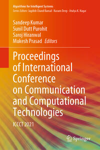 Vorderes Coverbild Proceedings of International Conference on Communication and Computational Technologies