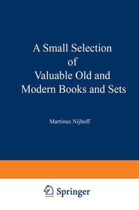 Vorderes Coverbild A Small Selection of Valuable Old and Modern Books and Sets