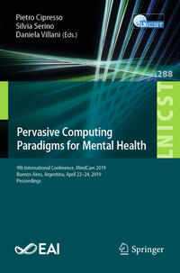 Vorderes Coverbild Pervasive Computing Paradigms for Mental Health