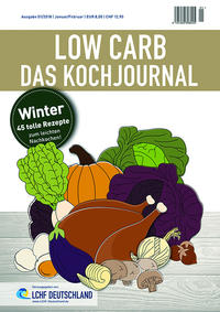 Vorderes Coverbild LOW CARB Das Kochjournal Winter