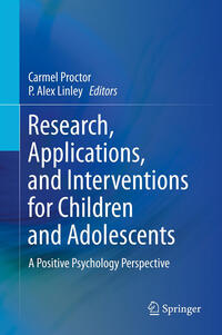 Vorderes Coverbild Research, Applications, and Interventions for Children and Adolescents